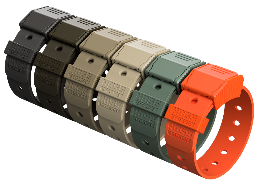 12-Inch Multi Color (6-Strap Pack)