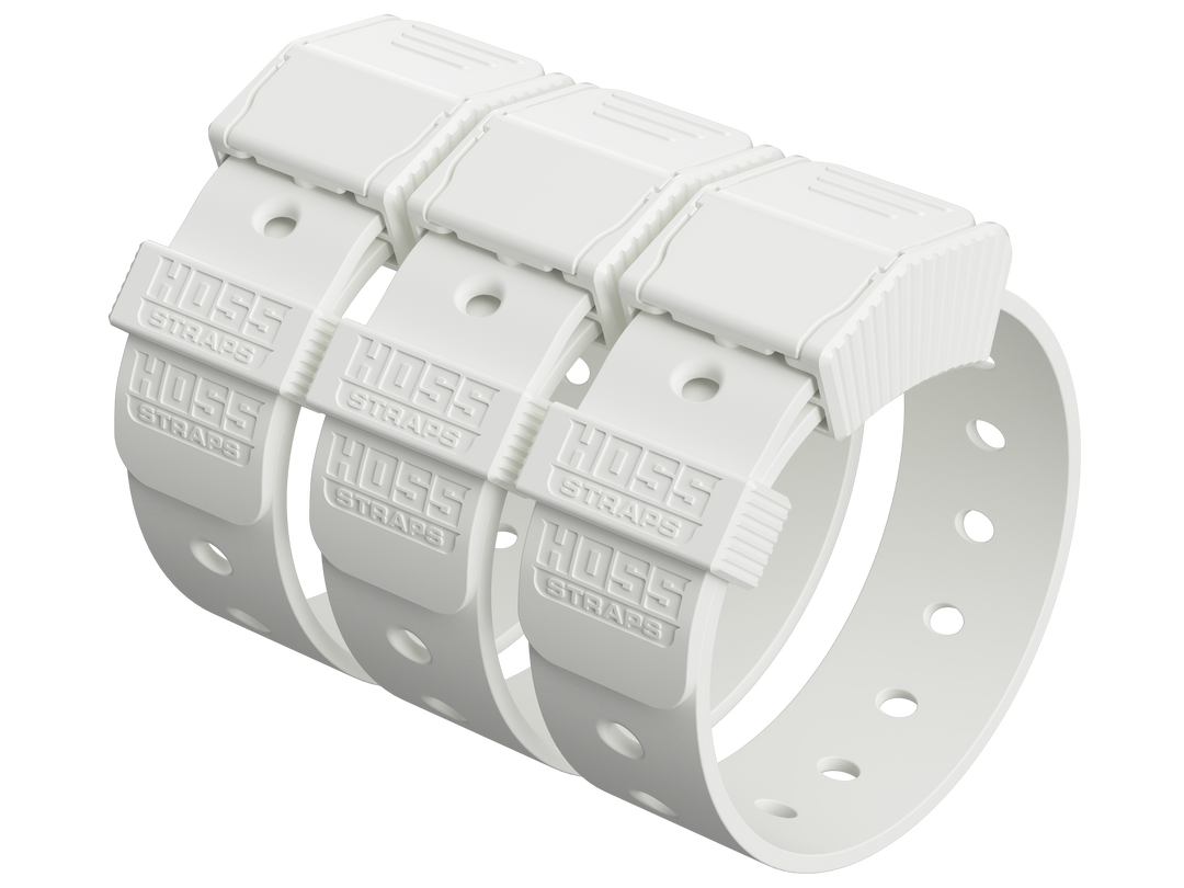 12-Inch Solid Color (3-Strap Pack)